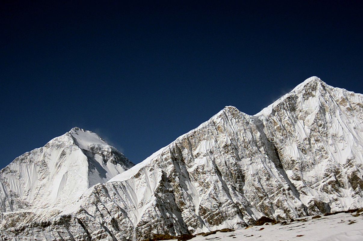 03 Dhaulagiri and Tukuche Peak From The Slope Above Yak Kharka On The Trail To Kalopani Around Dhaulagiri 